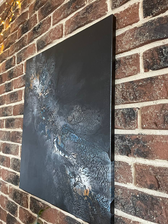 Dark Drift — Abstract Digital Print - obrazek 2